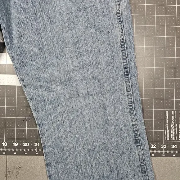Wrangler Retro Jeans 38x31 Relaxed Boot Cut Cowboy Western Grunge Light Wash - Picture 2 of 14